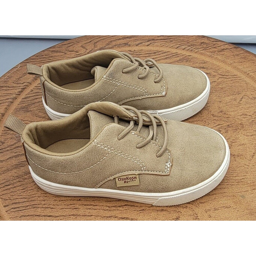 OshKosh B’Gosh Putney Toddler Boys’ Casual Shoes Tan Beige Size 7M - Picture 2 of 13